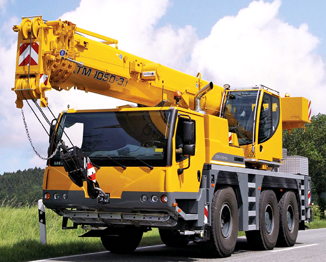 Аренда автокрана 50 тонн Liebherr LTM 1050 в Воронеже